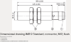 Picture of Ind.andur IMB, M12, Sn=4mm, Shielded, 2-wire NO, kere 48mm, M12 4-pin, SICK 